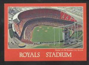 KANSAS CITY ROYALS BASEBALL STADIUM MISSOURI GAME POSTCARD MLB