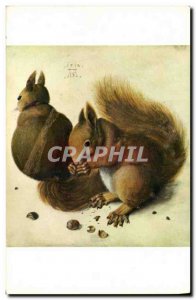 Postcard Modern Durer Squirrels