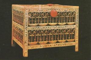 Postal 52648: Baul de madera y marfil del tesoro de Tutankhamon