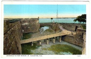 Bridge Over Moat, Entrance to Fort Marion, St Augustine, Florida