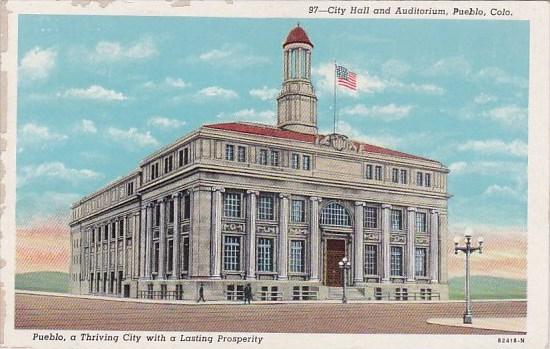 Colorado Pueblo City Hall And Auditorium