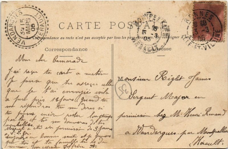 CPA Rennes La Gare (1235974)