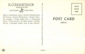 Las Croabas Puerto Rico view of El Conquistador Hotel & Club vintage pc ZA440640
