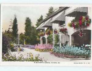 Old rppc BUTCHART GARDENS Victoria British Columbia BC HM4202