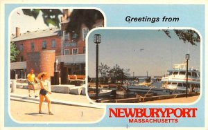 Greetings from Newburyport, Mass Massachusetts Postcard