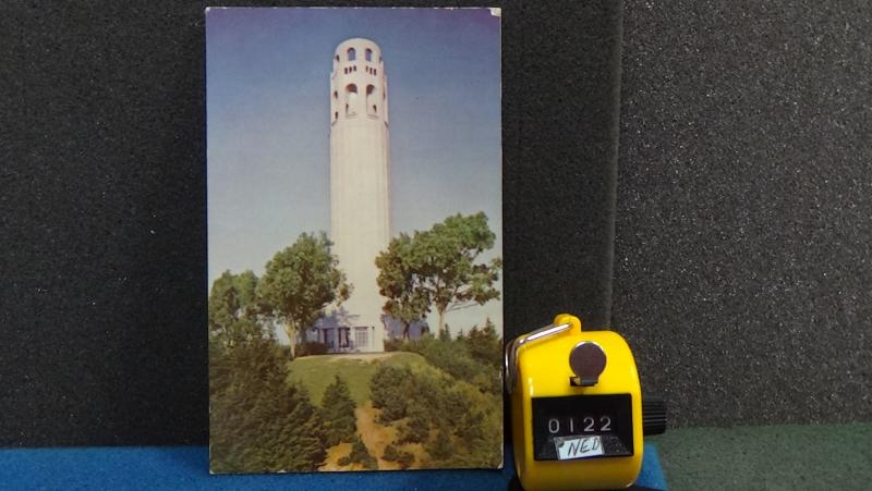 STD Vintage Coit Tower on Telegraph Hill San Francisco California Unposted