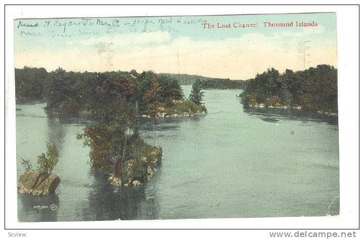 Scenic view, The Lost Channel, Thousand Islands, Canada,  PU-00-10s