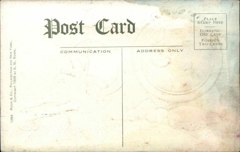 Ponce de Leon Explorer Schooner Ship History c1910 Vintage Postcard