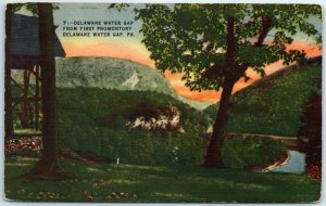 M-7401 Delaware Water Gap from First Promontory Pennsylvania