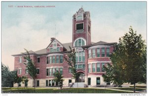 ASHLAND, Oregon, 1900-1910's; High School