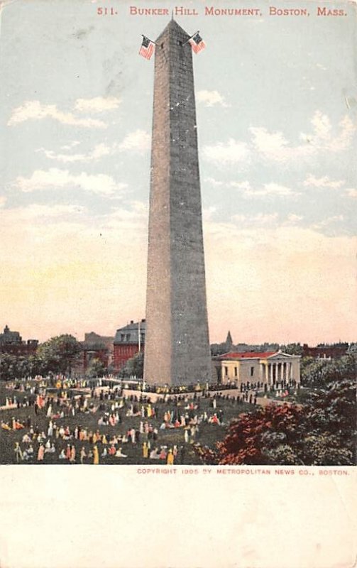 Bunker Hill Monument Boston, Massachusetts MA