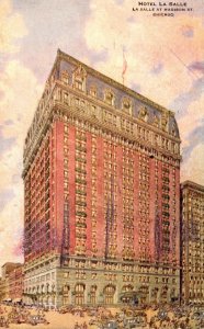 Illinois Chicago Hotel La Salle 1918