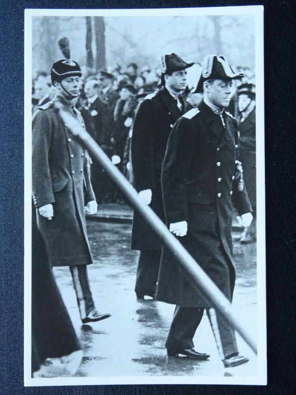 FUNERAL OF HIS LATE MAJESTY KING GEORGE V c1936 RP Postcard Raphael Tuck 3919E