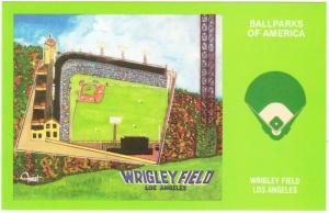 Los Angeles Wrigley Field Postcard by Historic Limited Editions