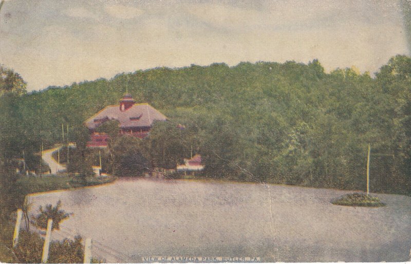 BUTLER, Pennsylvania, 1900-1910s; View Of Alameda Park