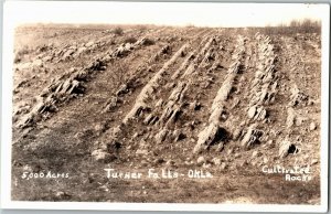 RPPC Cultivated Rocks at Turner Falls OK 5000 Acres Vintage Postcard D29