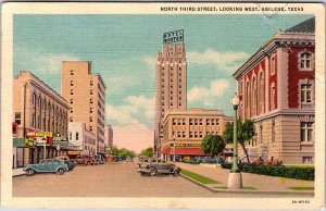 Postcard HOTEL SCENE Abilene Texas TX AM1876