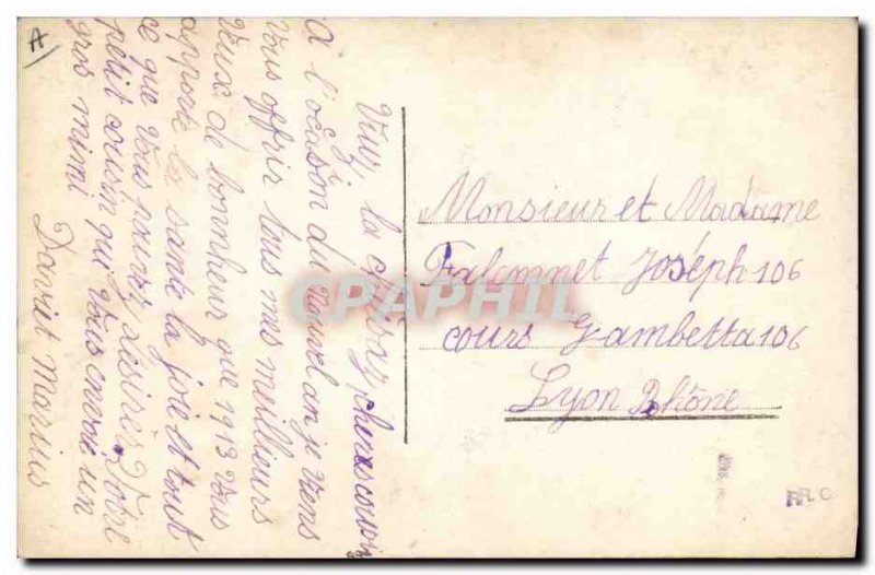 Postcard Old Post Postman Child