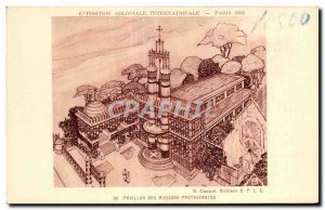 Old Postcard - Exposition Coloniale Internationale - Paris 1931 Pavillon Prot...