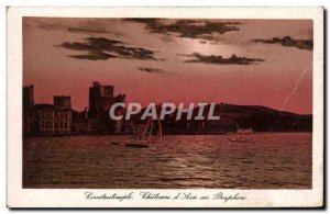 Old Postcard Constaninople Chateaux D & # 39Asie the Bosphorus