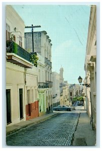 1950 El Convento and Cathedral in Old San Juan Puerto Rico PR Antique Postcard