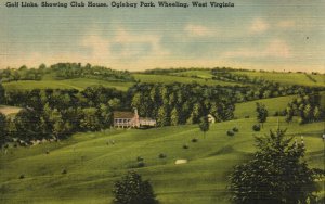 PC GOLF, W. VA, WHEELING, OGL PARK, Vintage Postcard (b45883)