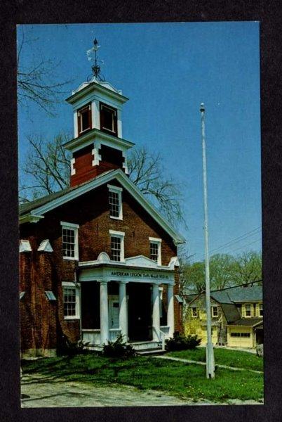 ME Old Academy American Legion Duffy Hall Post 85 Blue Hill Maine Postcard