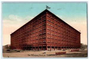 Manitoba Canada Postcard Winnipeg Store of T.Eaton Co. 1912 Antique Posted