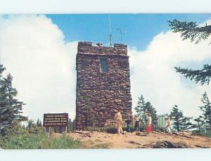 Unused Pre-1980 OBSERVATION TOWER Asheville North Carolina NC hn3160@