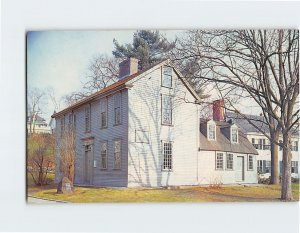 Postcard Hancock-Clarke House Lexington Massachusetts USA