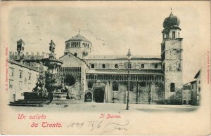 CPA Un Saluto da Trento Il Duomo ITALY (809463)