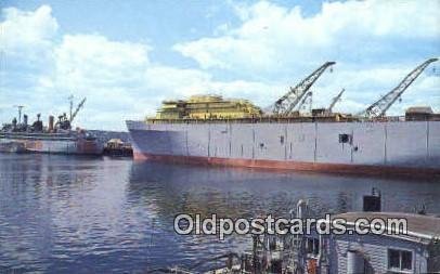 US Naval Ship Yard, Bremerton, Washington, WA USA Military Battleship Unused 