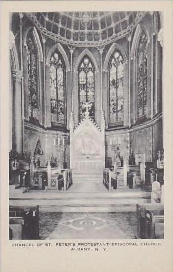 New York Albany Chancel Of St Peters Protestant Episcopal Church Artvue