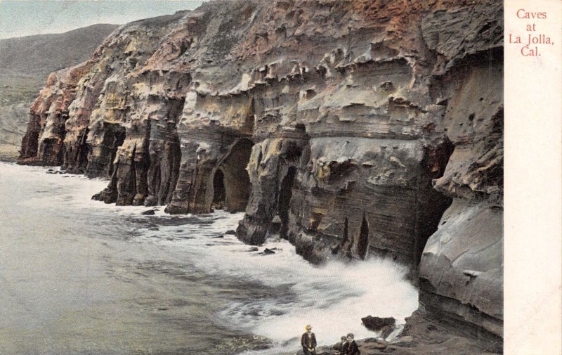 CAVES AT LA JOLLA CALIFORNIA~RIEDER #3103 PUBLISHED POSTCARD 1900s