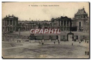 Old Postcard Versailles Palace façade d & # 39entree