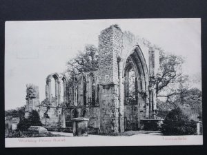 Nottinghamshire WORKSOP Priory Ruins c1902 UB Postcard by Valentine