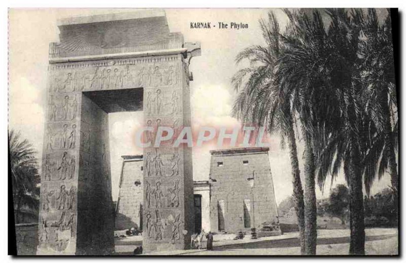 Postcard Ancient Egypt Karnak Egypt The Phylon