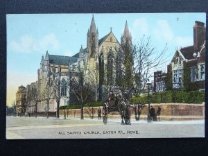 Sussex HOVE Eaton Road ALL SAINTS CHURCH c1920s Postcard by T.W.S. Wiles