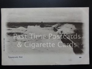 Tynemouth Pier, Tyne & Wear c1907 Pub Auty Series G H W B (PM) South Sheilds cds