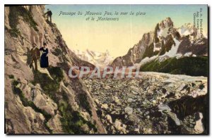 Postcard Old Passage Wrong No sea ice and the Montenvers