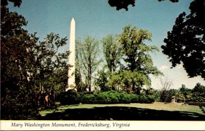 Virginia Fredericksburg Mary Washington Monument