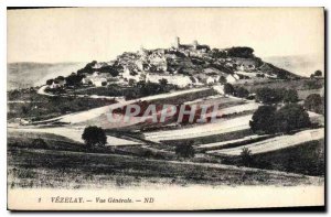 Postcard Old Vezelay Vue Generale