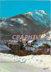 Postcard Modern Vallouise 1150m alt Rise of the town in the peace of Winter