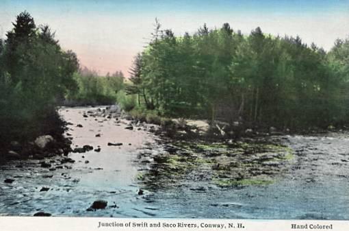 NH - Conway. Junction of Swift and Saco Rivers