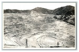 Postcard UT Utah Copper Mine Bingham Canyon Utah Vintage Standard View Card RPPC 