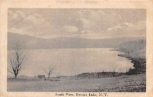 Kenoza Lake  New York South View Of Lake, B/W Photo Print Vintage PC U10674