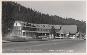 The Hotel Quincy California USA Vintage Real Photo Postcard