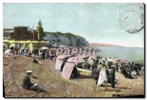 Old Postcard Dieppe Beach