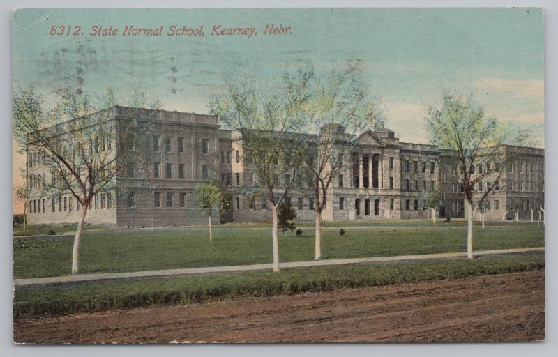 Kearney Nebraska~State Normal School And Grounds~Vintage Postcard 