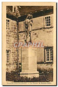 Postcard Old Convent Sainte Odile The Statue of Saint Odile